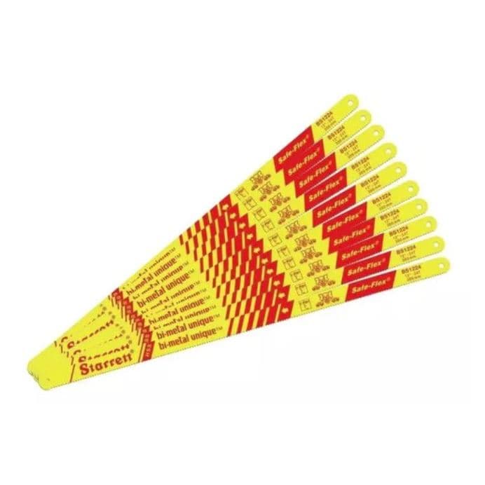 Kit 10 Unid Lâmina Serra Manual Safe Flex Starret Bs-1224 300mm 24d