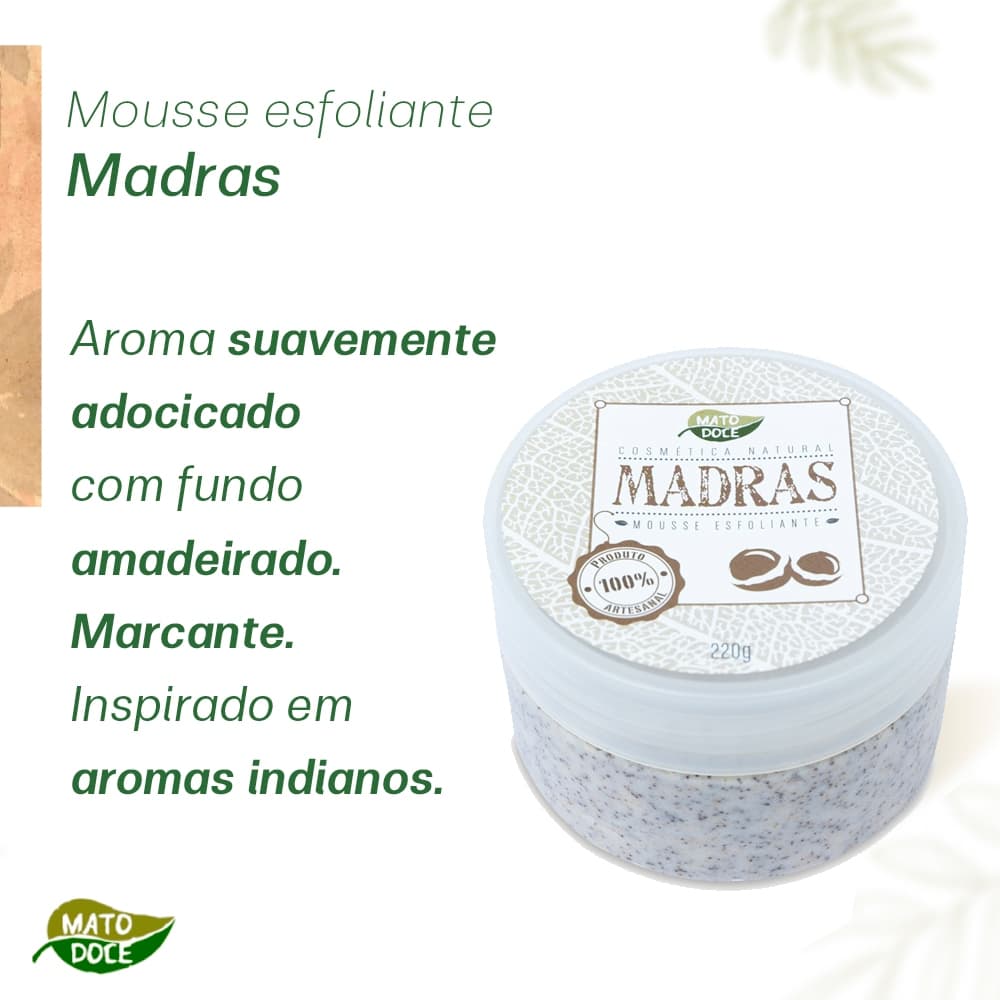 Mousse Esfoliante Corporal Hidratante 220g Mato Doce