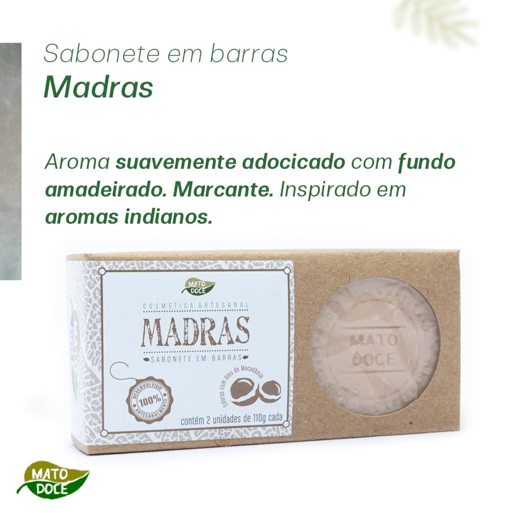 Sabonete Barra Hidratante 2 unidades de 110g Aromático