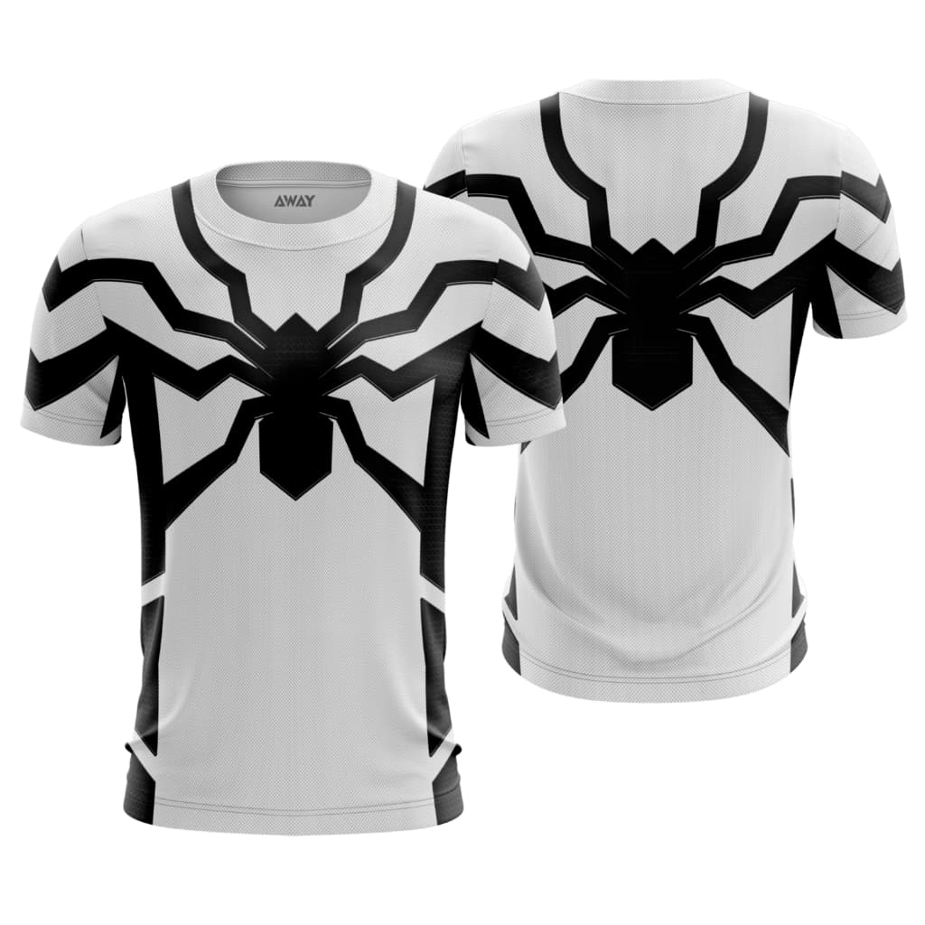 Camisa Camiseta Dryfit Premium  Super Heróis  Homem Aranha Traje 3D Fundação Futuro Adulto Infantil