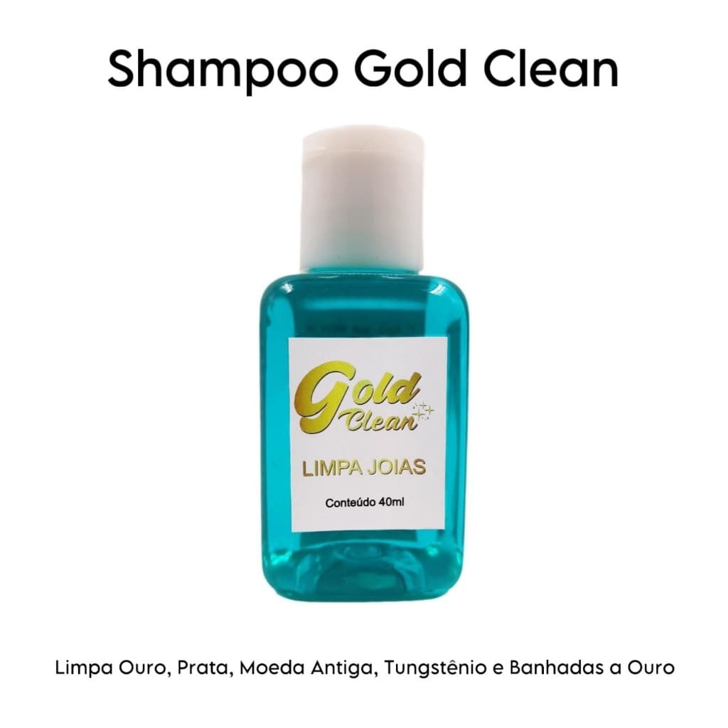 Shampoo Limpa Jóias Gold Clean Para Todo Tipo De Jóias
