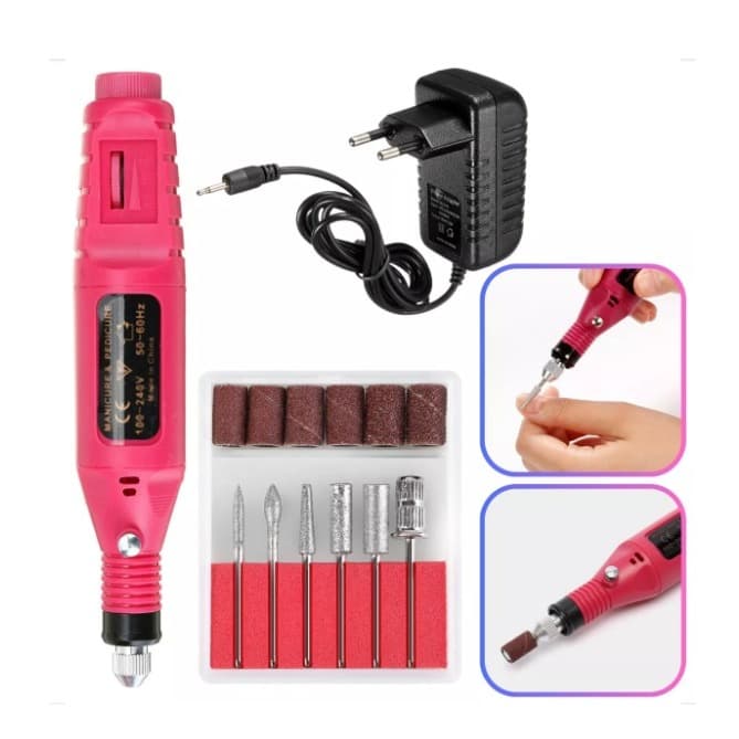 Lixadeira Lixa Elétrica Profissional Motor Unha Manicure Top