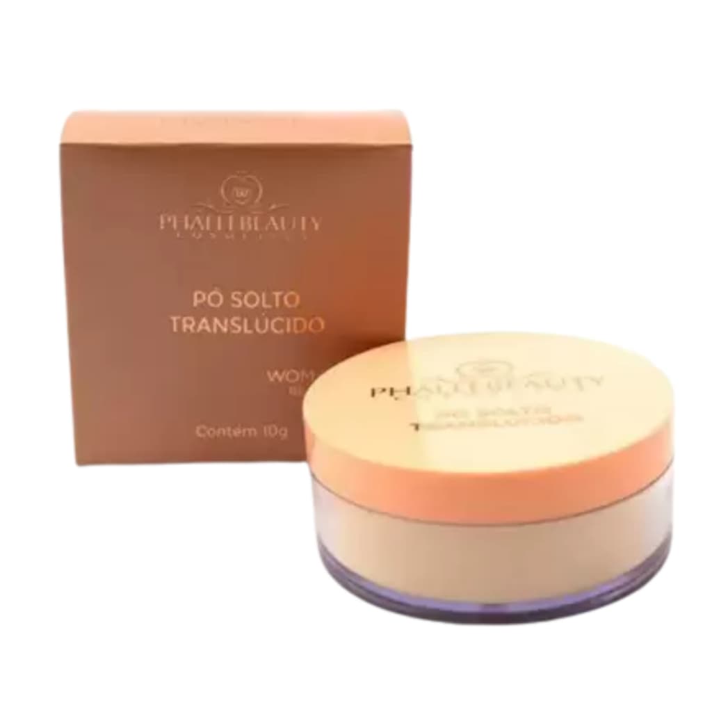 Pó Solto Translúcido Phallebeauty - Woman´s Be You Tom Mineral Cor Translucido