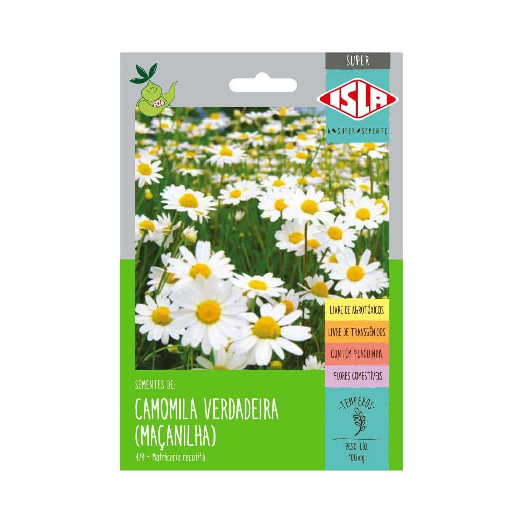 2.500 Sementes de Camomila Verdadeira - Maçanilha