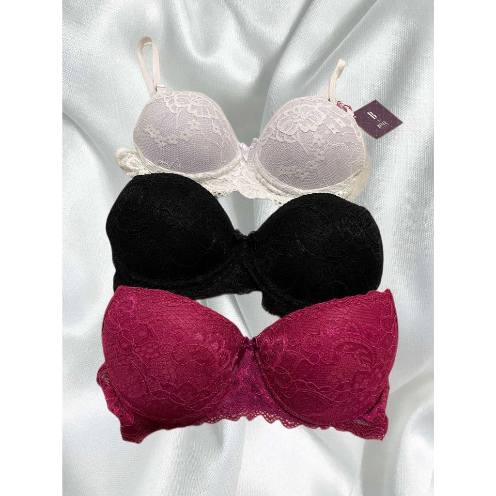 Tres Sutia de Renda Com Bojo Sutian Soutien Sutia Com Bojo 0209
