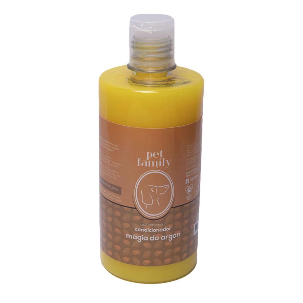 Condicionador Pet Family Magia Do Argan P/ Cães Gatos Creme 500 ml