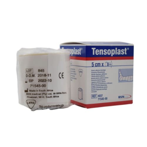 Bandagem Elástica Adesiva Tensoplast -5 cm x 4,5m