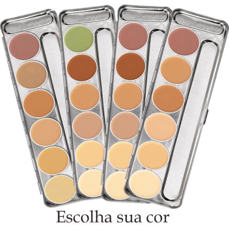 Paleta Dermacolor Kryolan 6 cores Original