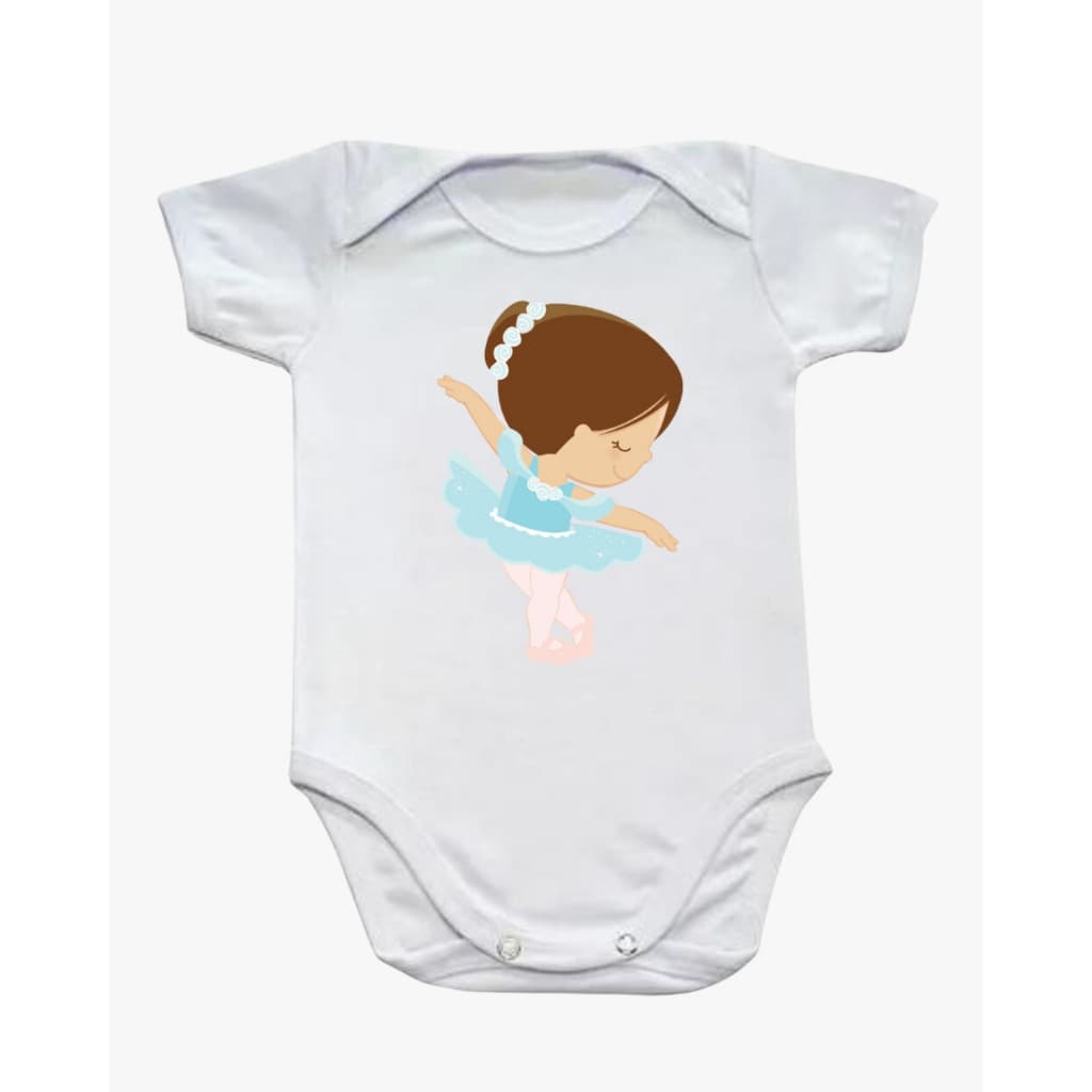 Body Bailarina Bebê Menina Roupa Infantil Mesversário