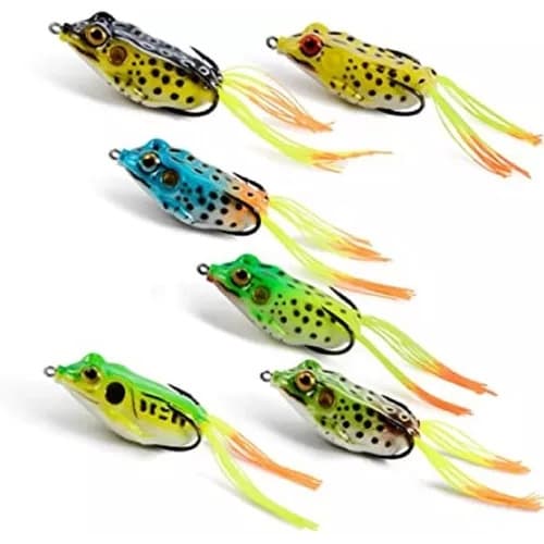 10 Isca Artificial Sapo Frog Anti Enrosco Traíra Tucunaré