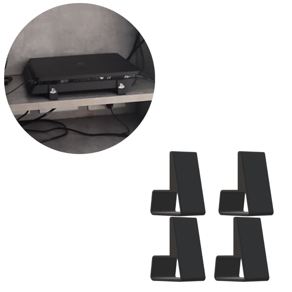 Suporte Horizontal Ps4 Fat Slim Playstation 4 Pezinho Decoração