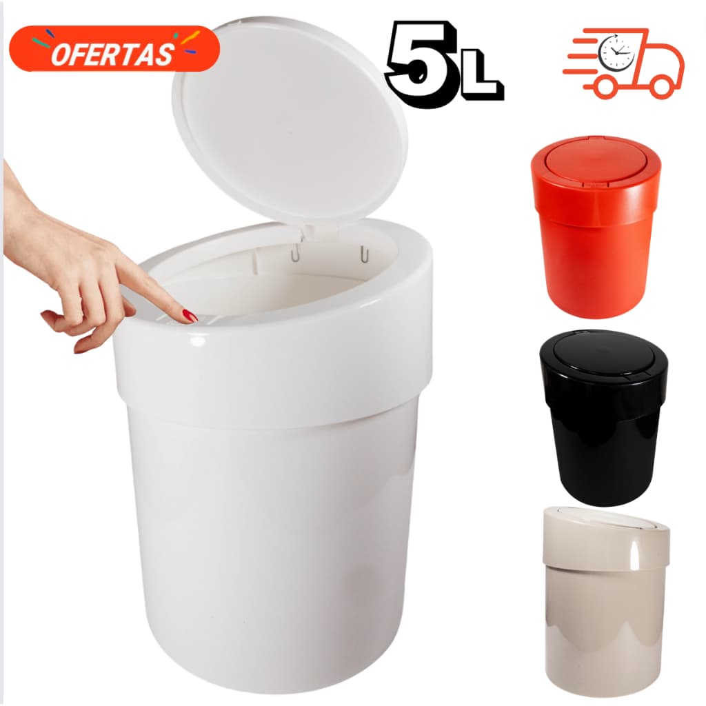 Lixeira Pia Abre Fácil Click ou Porta escovas de Dentes ou Dispenser ou Porta sabonetes - escolha o seu produto.
