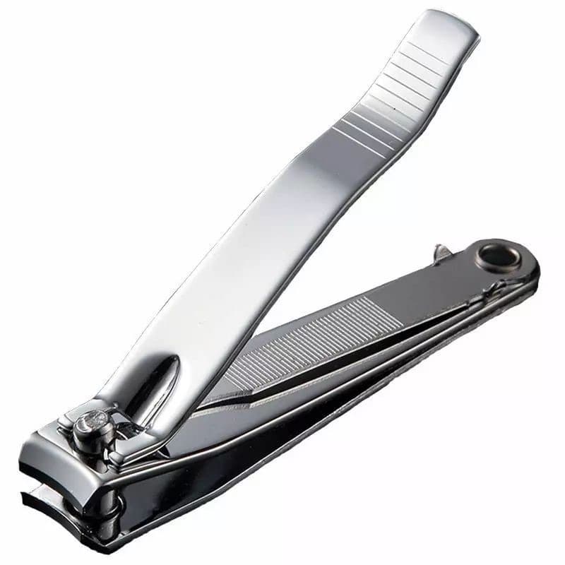 Cortador de Unhas Grande Inox Pé e Mão com Lixa Alicate Caixa com 12 Unidades
