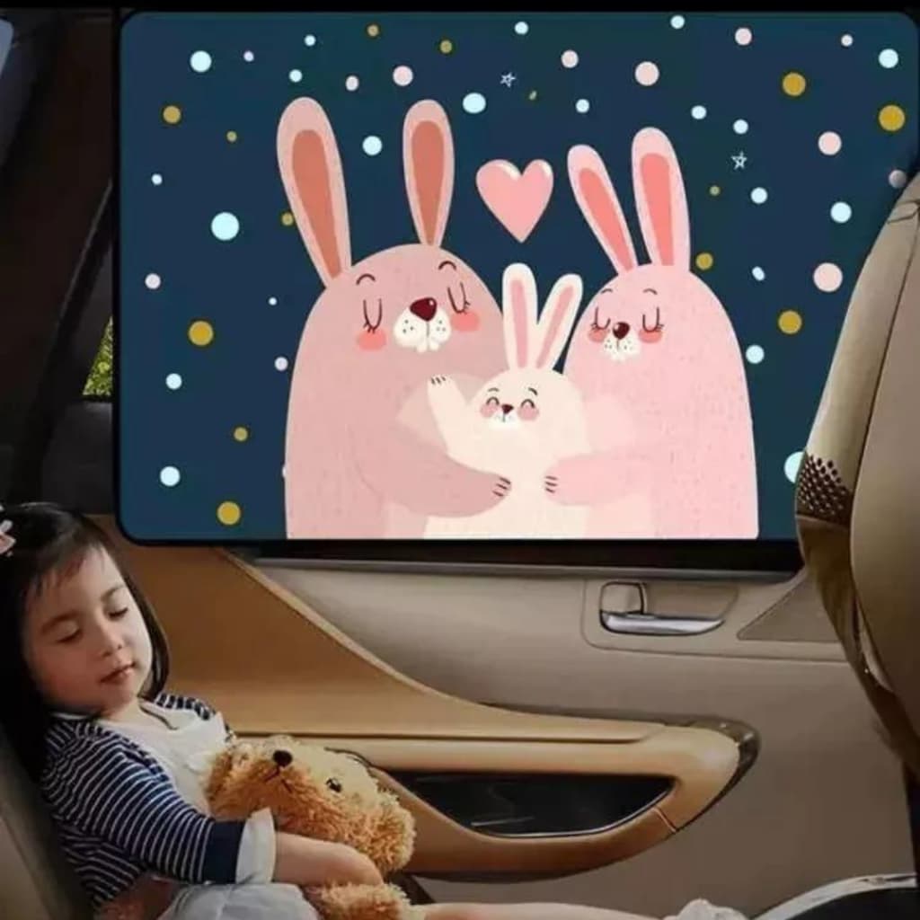 Cortina Protetor Solar Blackout Janela Carro Bebê Infantil Magnética