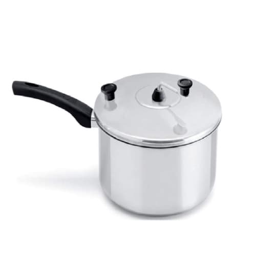 Pipoqueira Lidermix 4,7L Alumínio Polido para Pipoca Doce e Salgada Utensílio de Cozinha