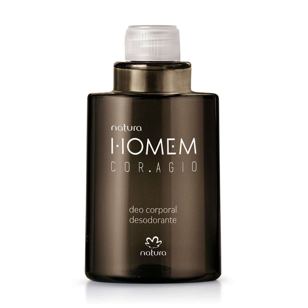 Refil Desodorante Corporal Natura Homem cor ágio 100 ml.