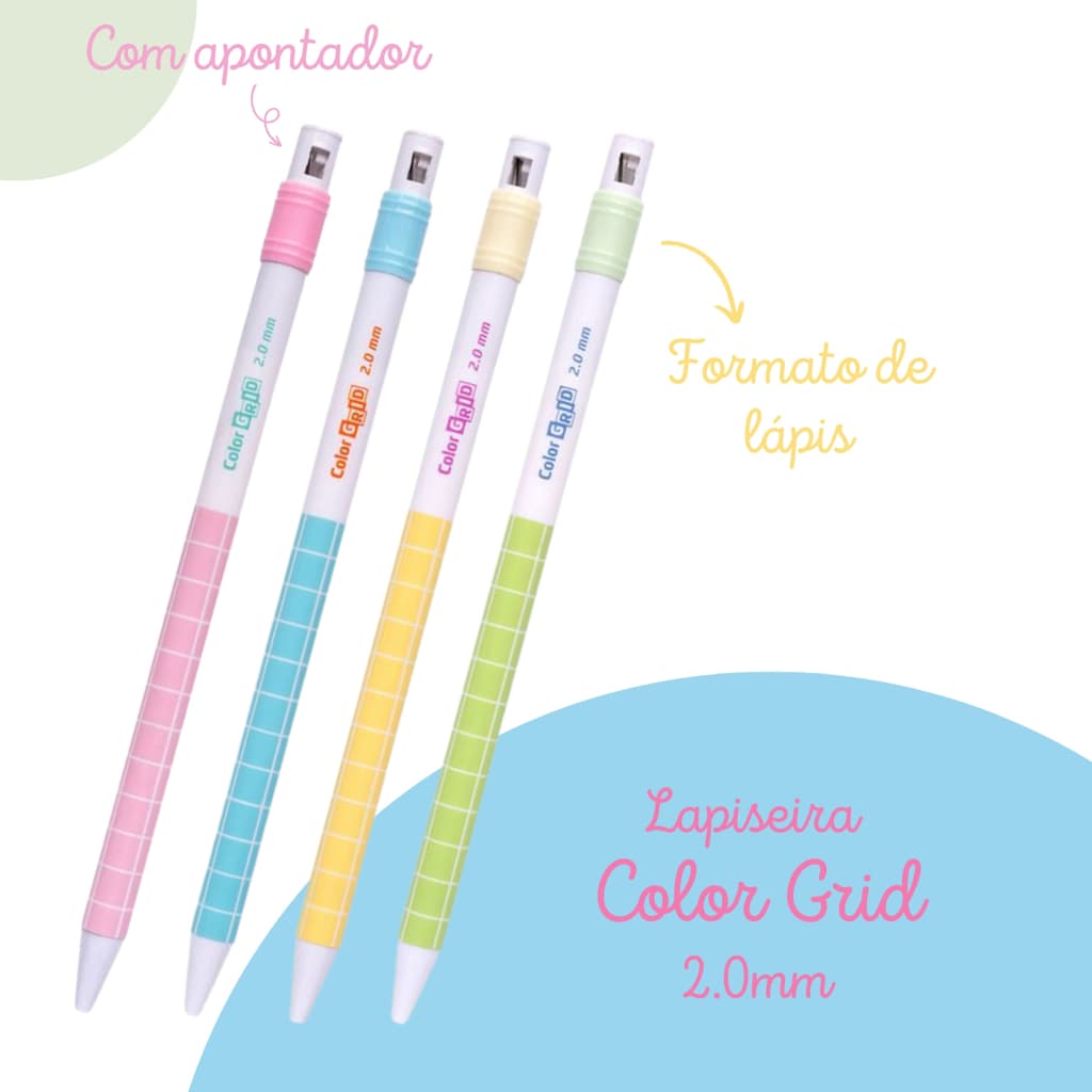 Lapiseira Color Grid 2.0 - LEO&LEO