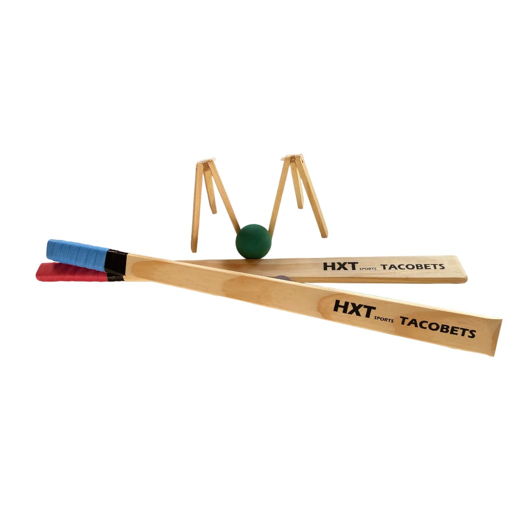 Kit Jogo De Bets Tacobol Madeira Completo 2 Tacos 1 Bola Traves HXT