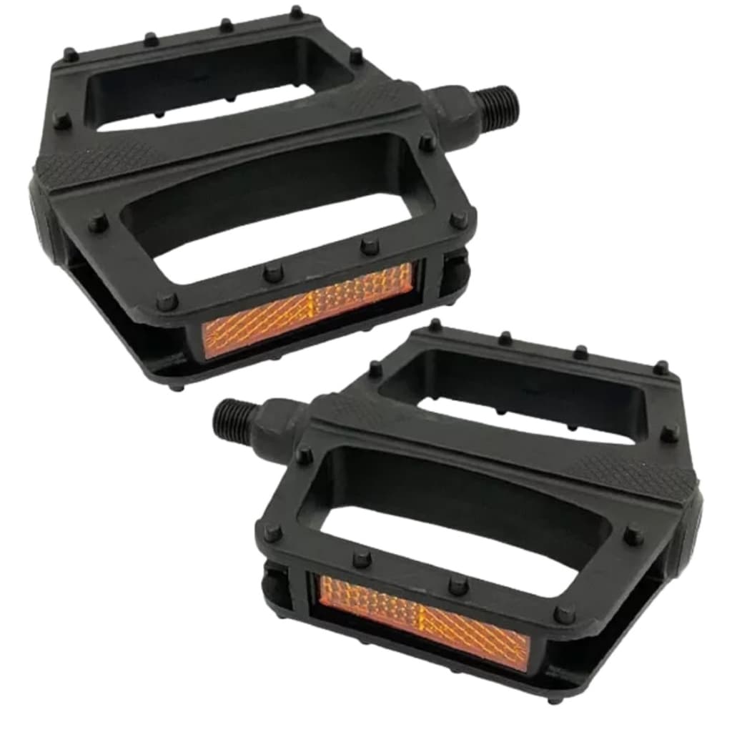 Par Pedal Nylon Plataforma Bike Rosca Grossa 9/16 Esfera Free Sport
