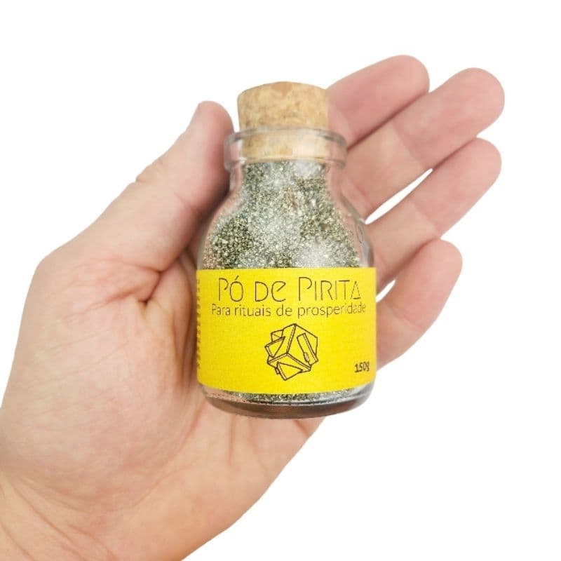 Pó de Pirita Natural Verdadeira - Prosperidade