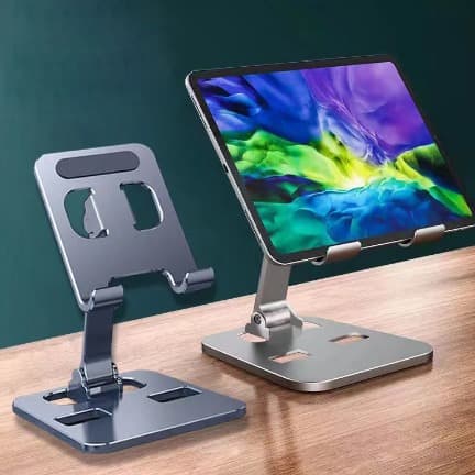 Suporte de Celular Liga de alumínio Universal Titular Tablet e Celulares portátil , montagem ajustável, suporte do telefone móvel flexível ideal para usar para assistir filmes