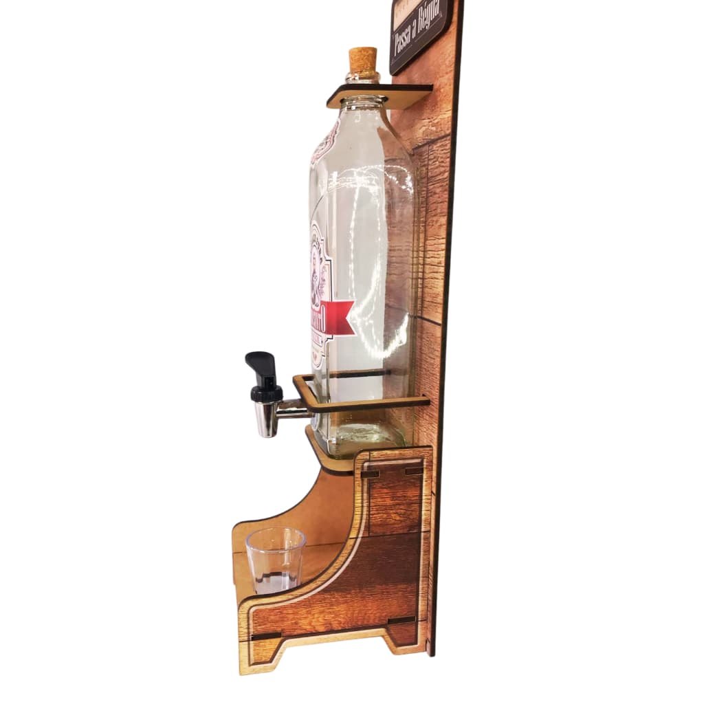 Pingometro Cachaça Parede Rustico Casa Cozinha Área Gourmet Novidade Presente Pronta Entrega