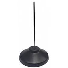 Espeto para papeis base plástico preto Carbrink