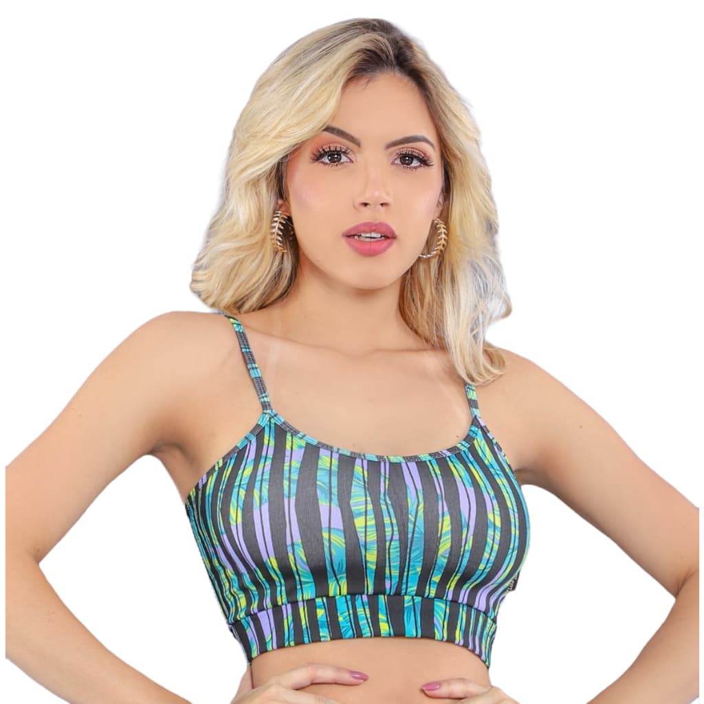 Kit 4 Top De Academia Fitness Feminino Suplex Alcinha