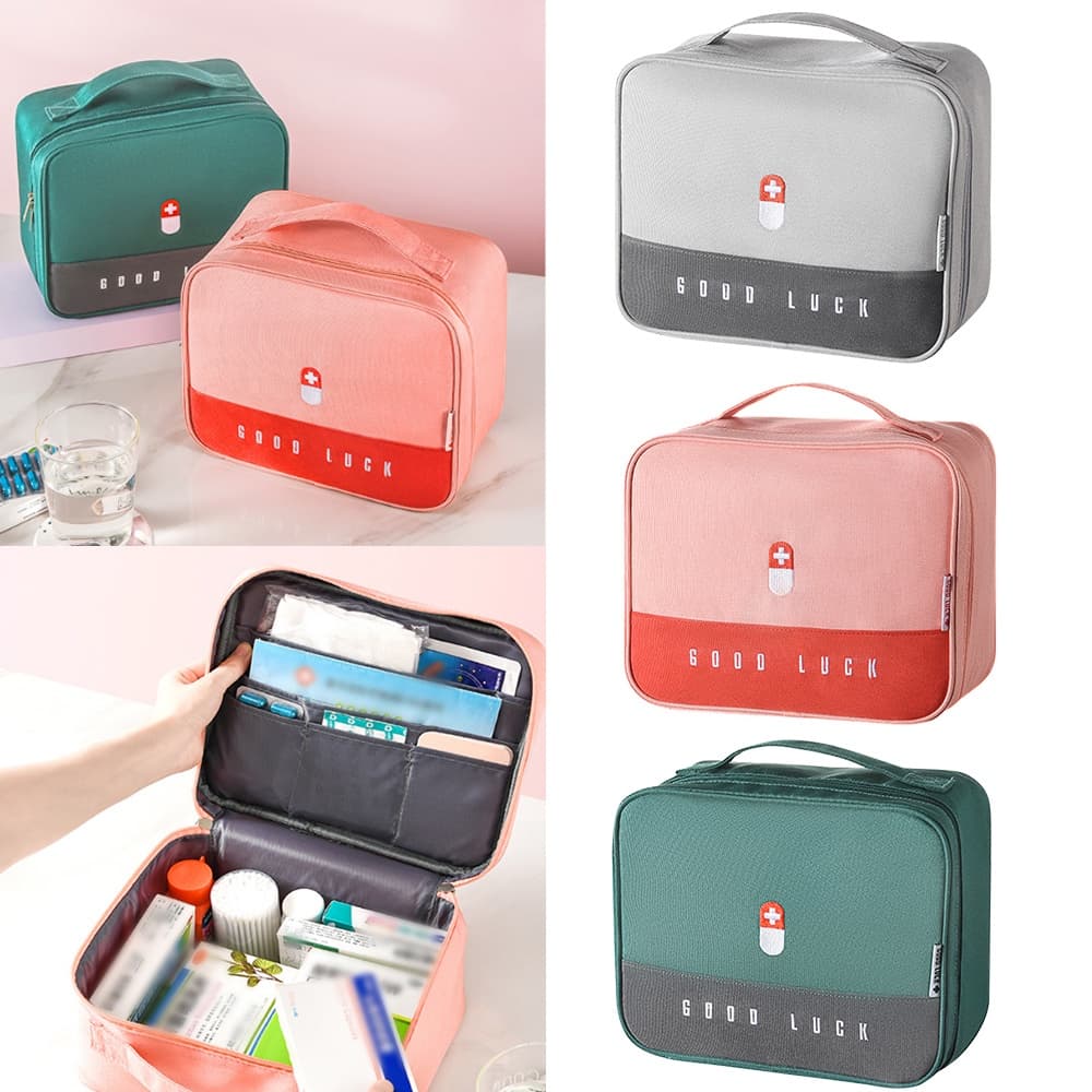 Bolsa Porta Remédios Multiuso Necessaire Medicamentos E Primeiros Socorros