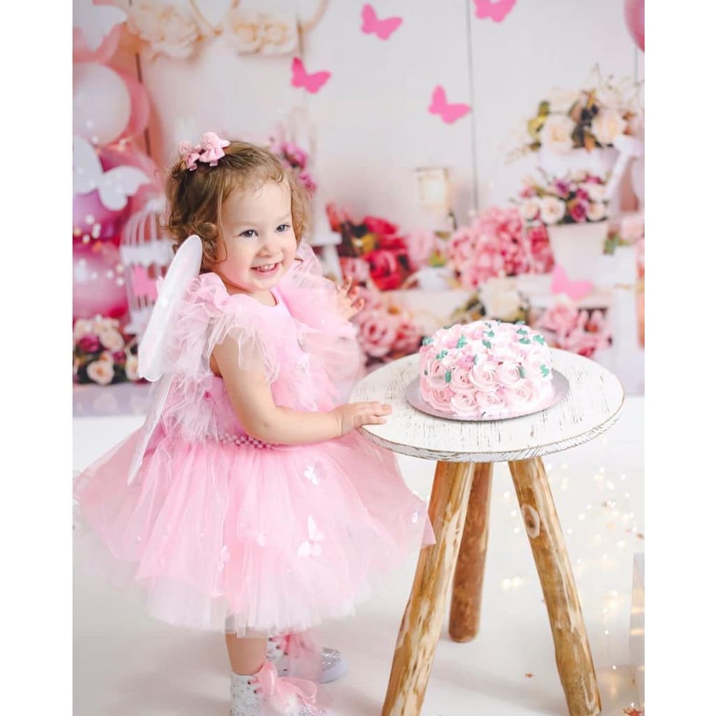 Roupa Infantil Vestido Jardim Encantado luxo princesa criança personalizado feminina aniversario