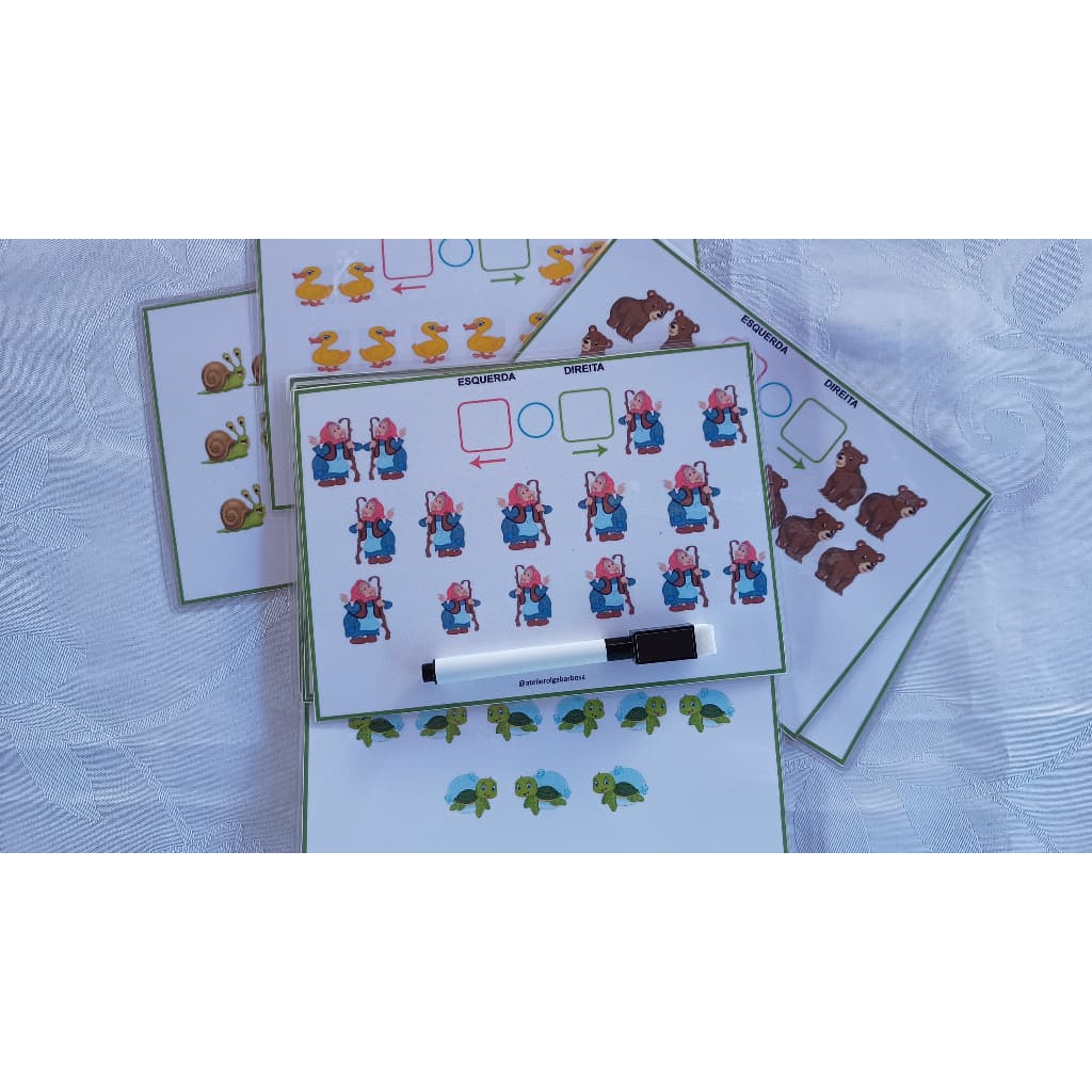 Kit Recurso Pedagógico Plastificado/Código 002