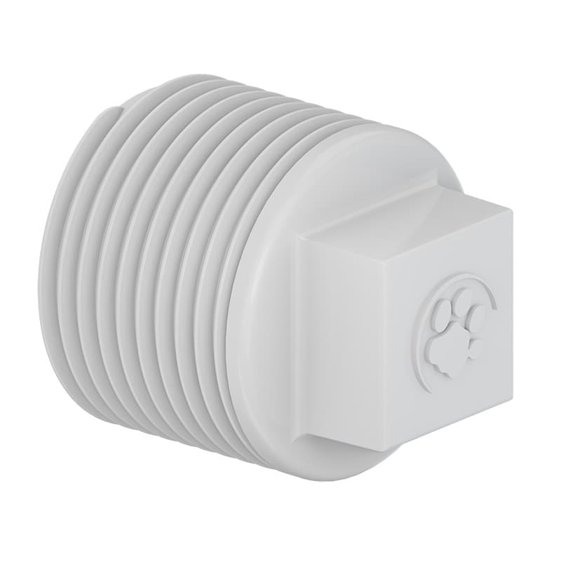 Plug Pvc Branco Roscável 1/2  20mm Tigre Branco