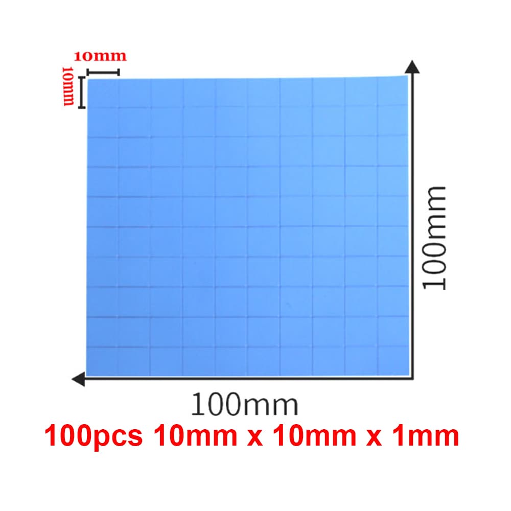Thermal Pad 10mm X 10mm X 1mm  PS5 PS4 PS3 Xbox Tapete Térmico Dissipador
