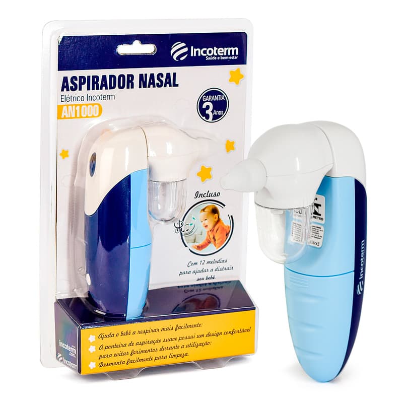 ASPIRADOR NASAL ELÉTRICO COM MUSICA INCOTERM