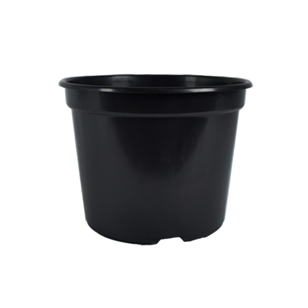 Kit 40 Vasos Pote 15 de 1 Litro Cor Preta Para Suculentas, Violetas, Cactos, Mudas e Artesanato