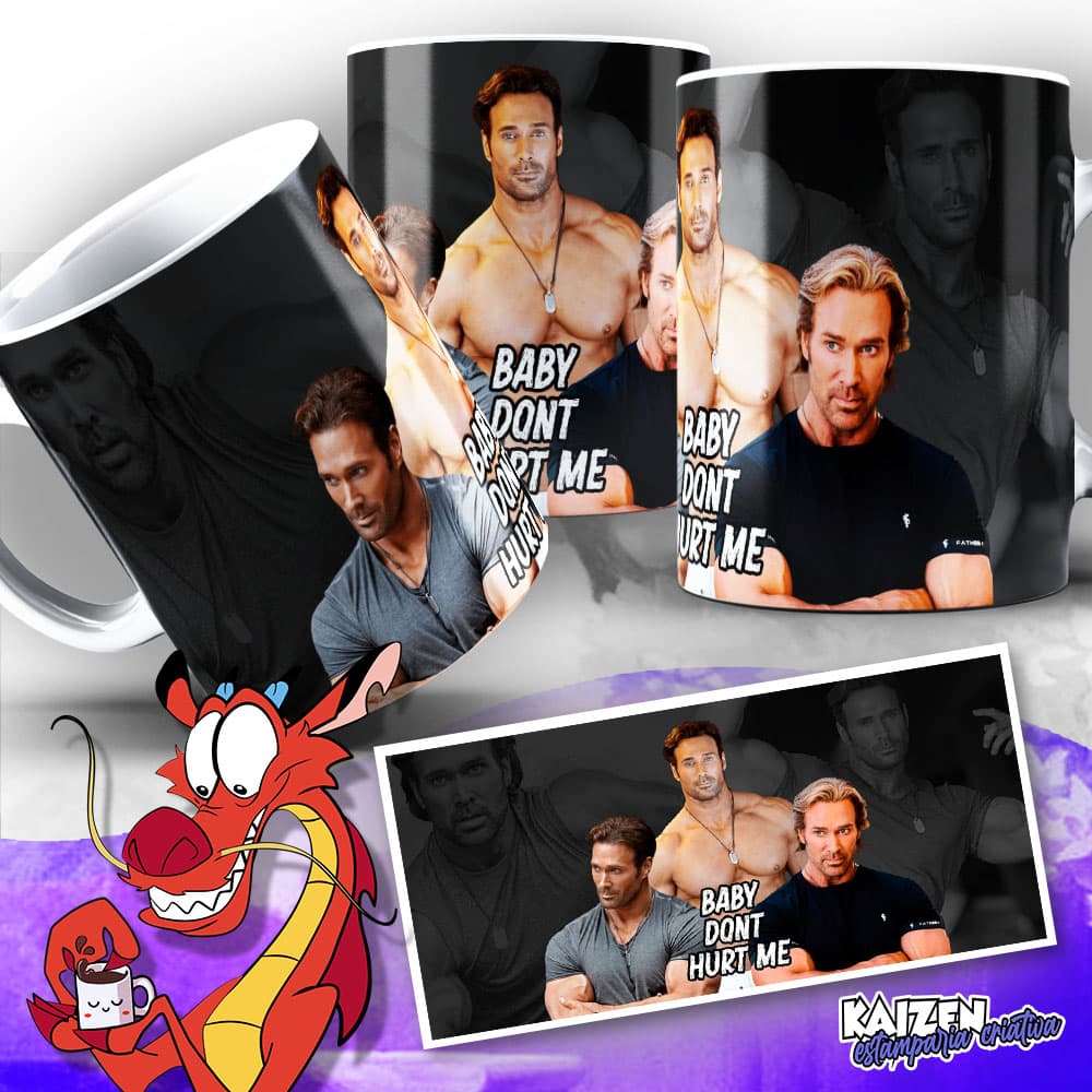Caneca Meme - Mike Ohearn - Baby Dont Hurt Me - Cerâmica