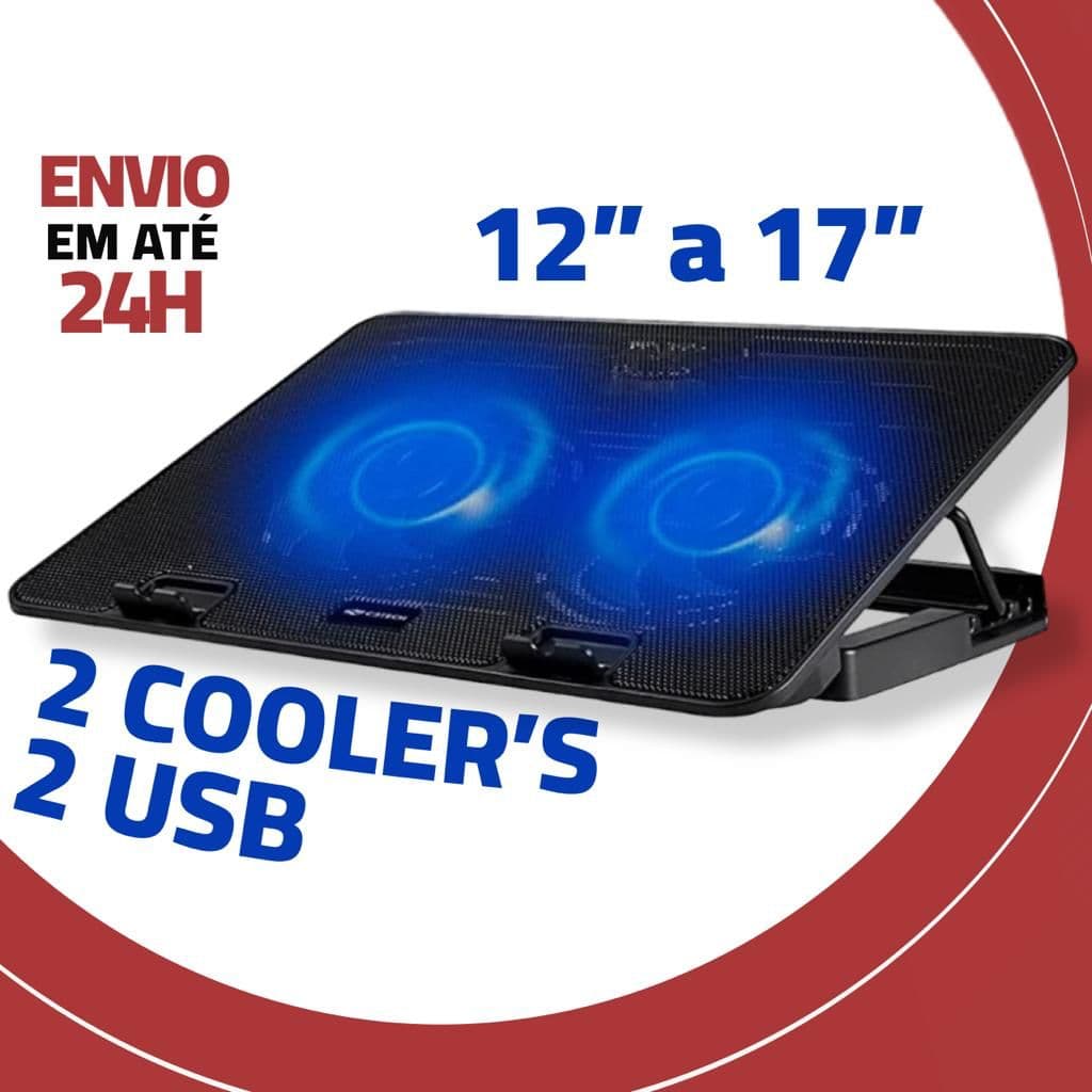 Suporte Para Notebook Cooler Ergonômico Refrigeração 5V B-MAX BM-763