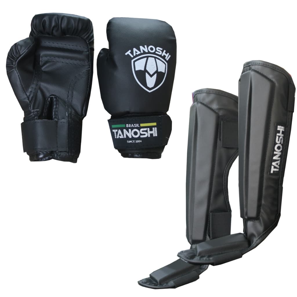 Kit Infantil Luva boxe e Caneleira
