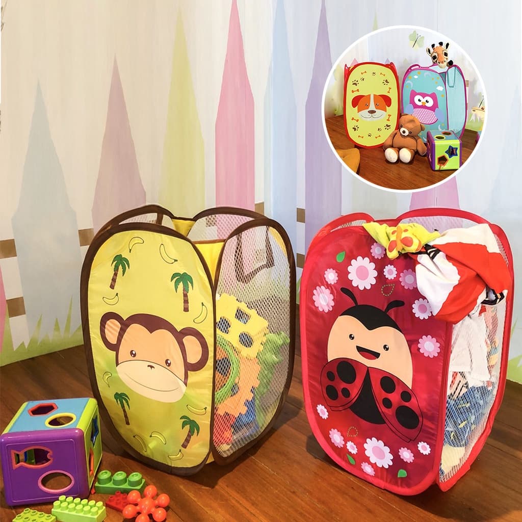 Cesto Organizador: Seu Aliado na Organização de Brinquedos e Roupas Infantil  - Cesto Organizador