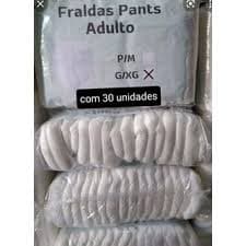 FRALDA CALÇA USO ADULTO . 32 unidades