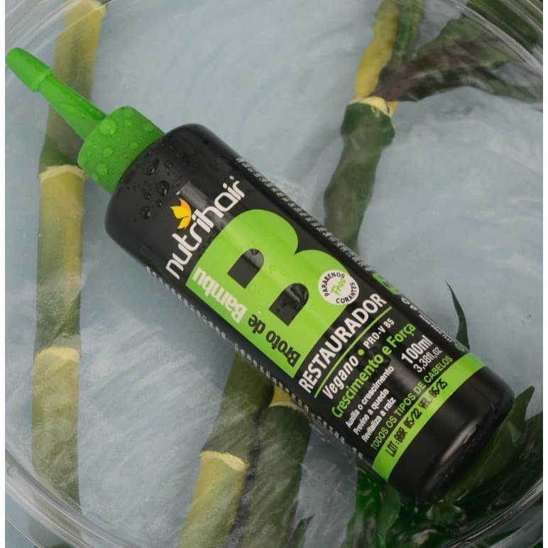 Tônico Capilar Restaurador Broto de Bambu Vegano - 100ml - Crescimento e Força NutriHair