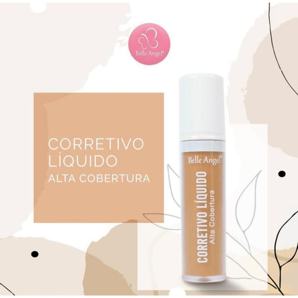 Corretivo Líquido Alta Cobertura 10ml - Belle Angel