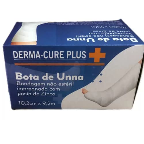 Curativo Bandagem Bota de Unna 10,2cmx9,2m DERMA CURE PLUS