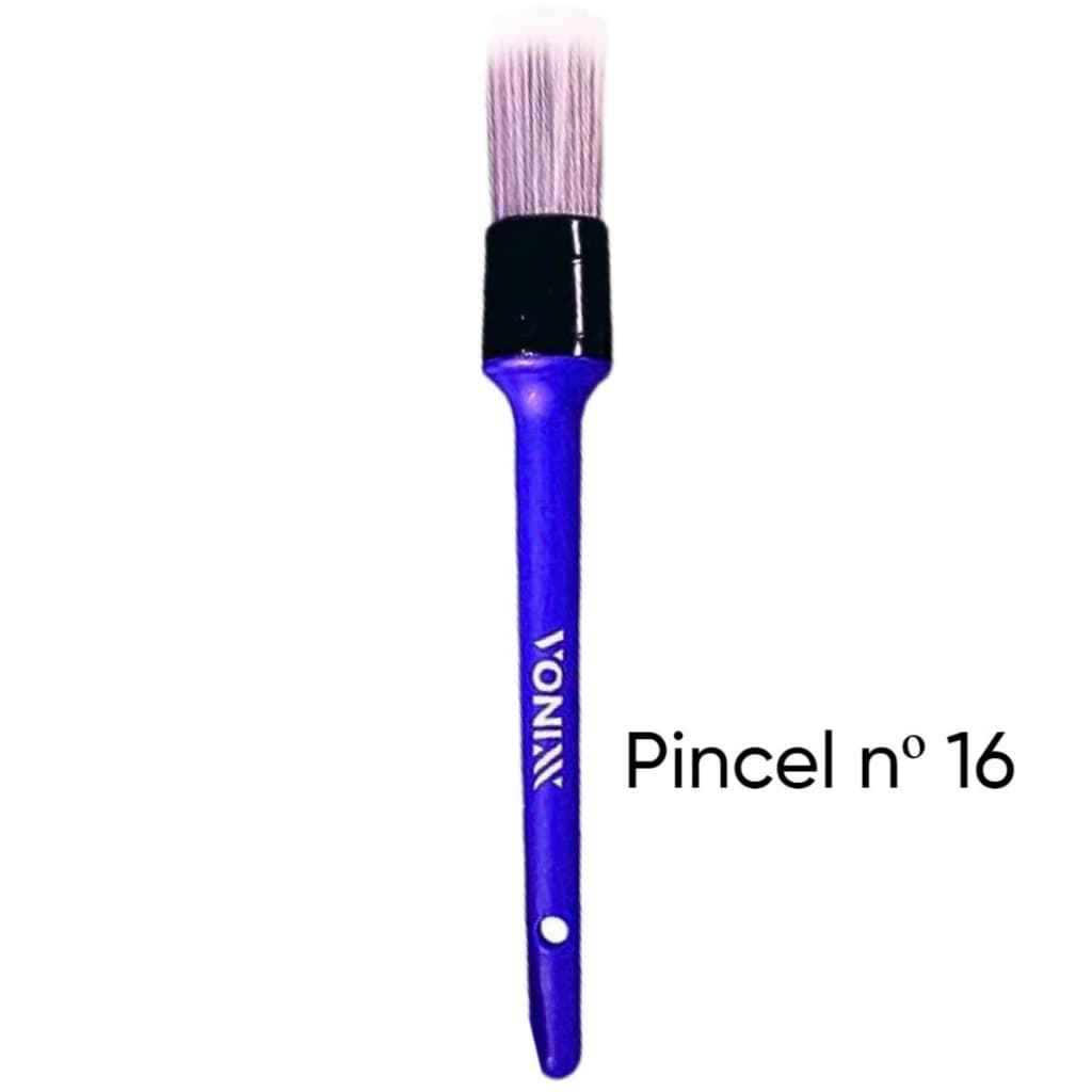 Pincel Vonixx de limpeza de cera de lavagem interno lava rapido brilho polimento carro moto pneu