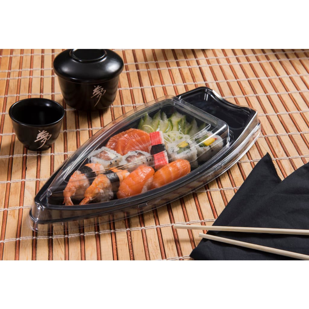 100 conjuntos de Barca Pequena Oriental Preta GO935 Galvanotek Premium