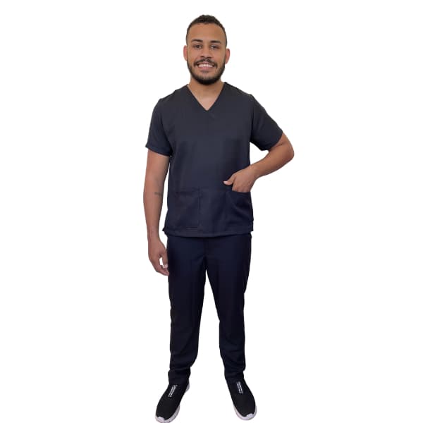 Conjunto Pijama Cirúrgico Oxford Masculino do PP ao  XG BORDADO GRÁTIS Médicos Enfermeiros Cuidadores  Masculino