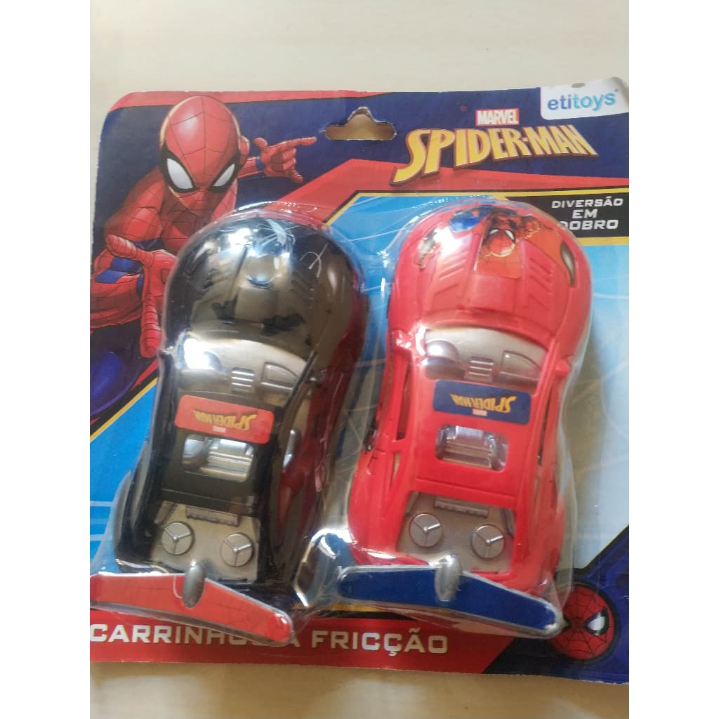 Homem Aranha  ou Vingadores Carro Carrinho   fricção Herói kit   2
