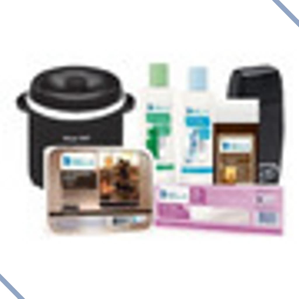 Kit Termocera Panela Profissional para Depilaçao De Cera - Panela para 400g de cera sem refil aluminio