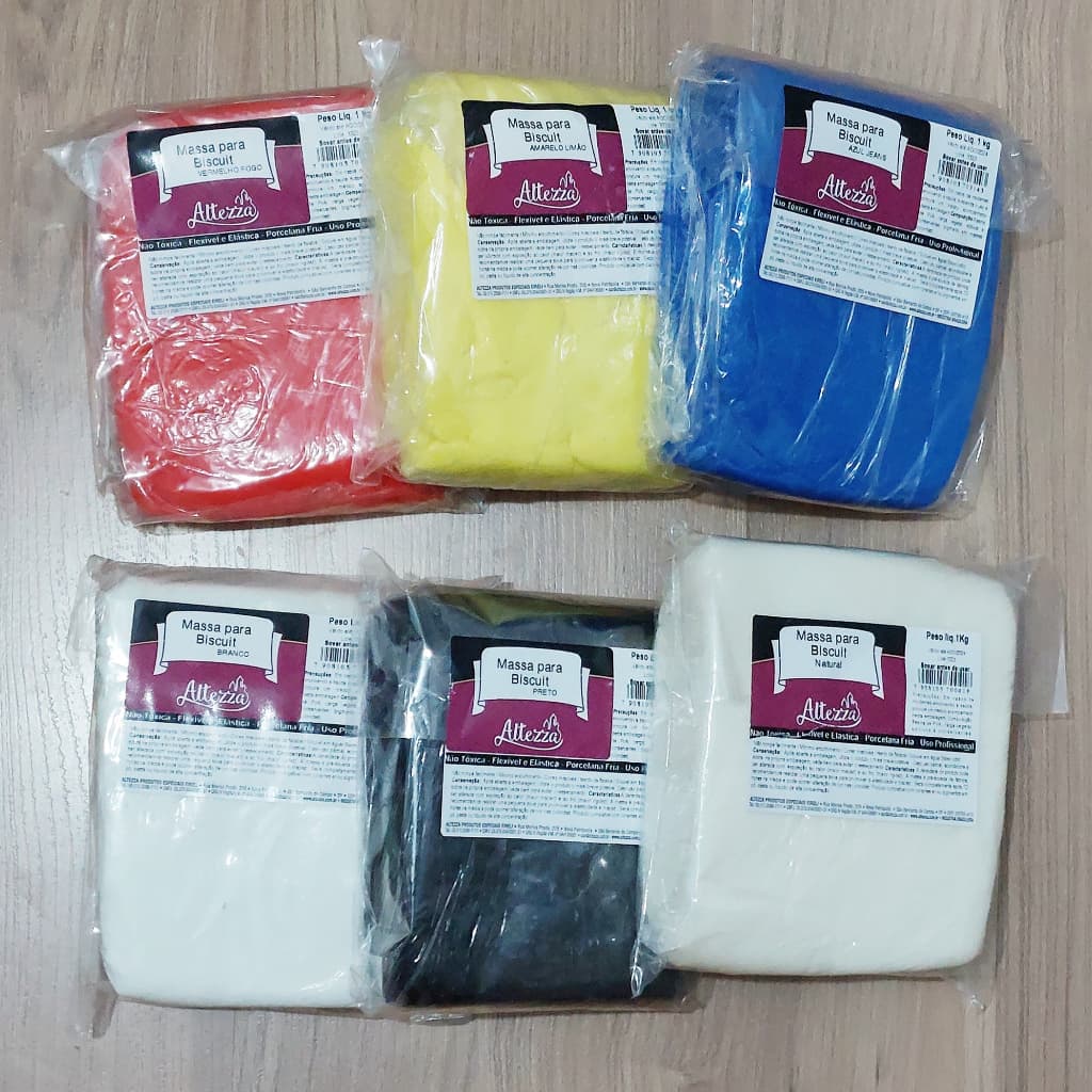 Massa e Creme para Biscuit - 400g/1kg