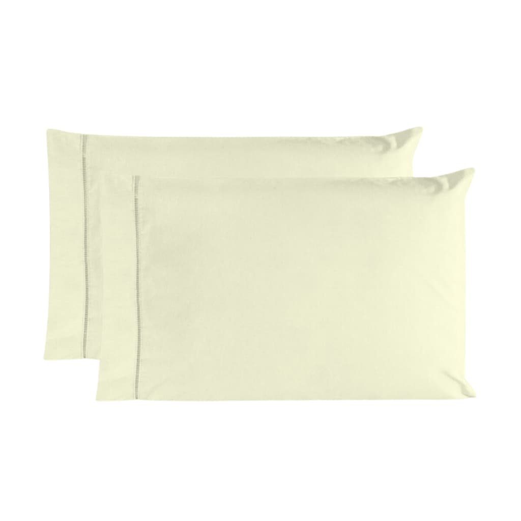 Kit 02 Fronhas 70cm x 50cm 100% Algodão Palha